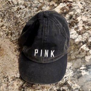 Victoria secret pink baseball ponytail hat. Adjustable, never worn!